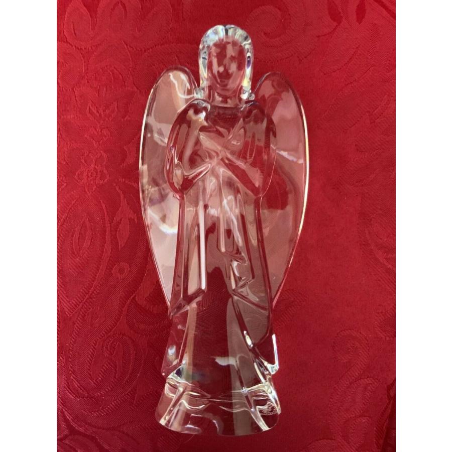 バカラ（Baccarat） キリスト降誕 天使 祈り アーム クロス クリスタル
