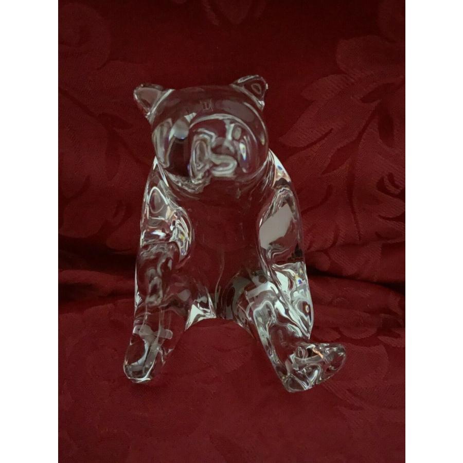 バカラ（Baccarat） 置物 ベア 熊 クリスタル フィギュリン