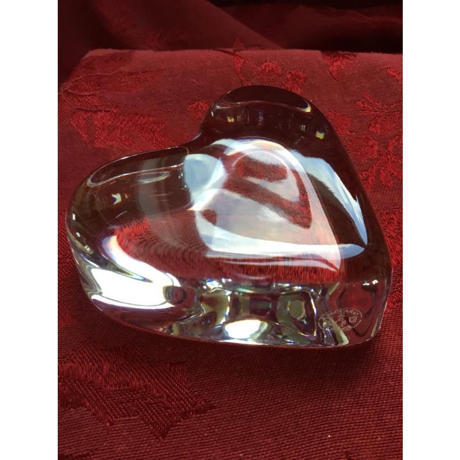 バカラ（Baccarat） ハート クリスタル ペーパーウェイト