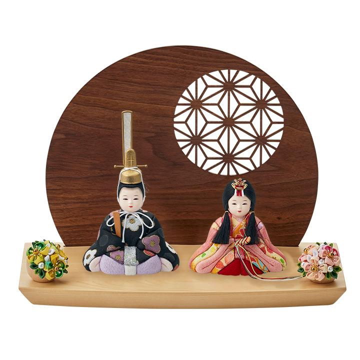日本製 雛人形 ひな人形 コンパクト お雛様 ひな祭り 雛祭り 雛まつり