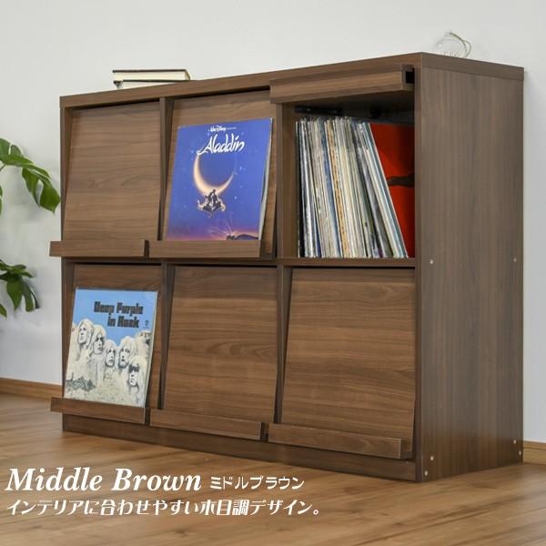 ディスプレイラック 幅120 レコードラック 2台セット レコード収納 LP