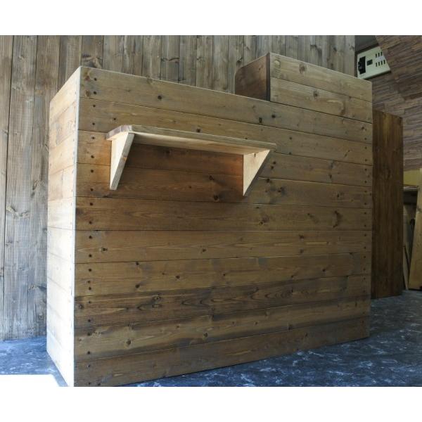 レジカウンター 無垢材 幅120cm オーダーメイド おしゃれ カフェ