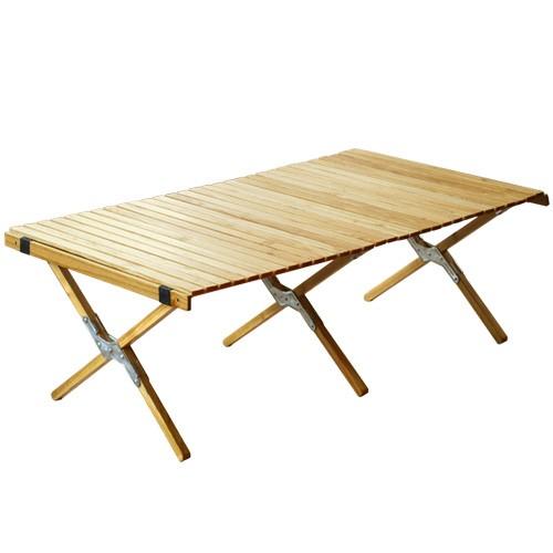 アウトプットライフ ウッド ロールトップテーブル Lサイズ OUTPUT LIFE