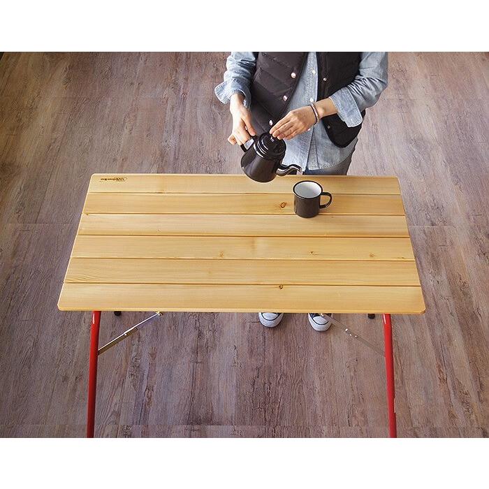カステルメルリーノ ハイ＆ローキャンパーテーブル 100×60 : plywood