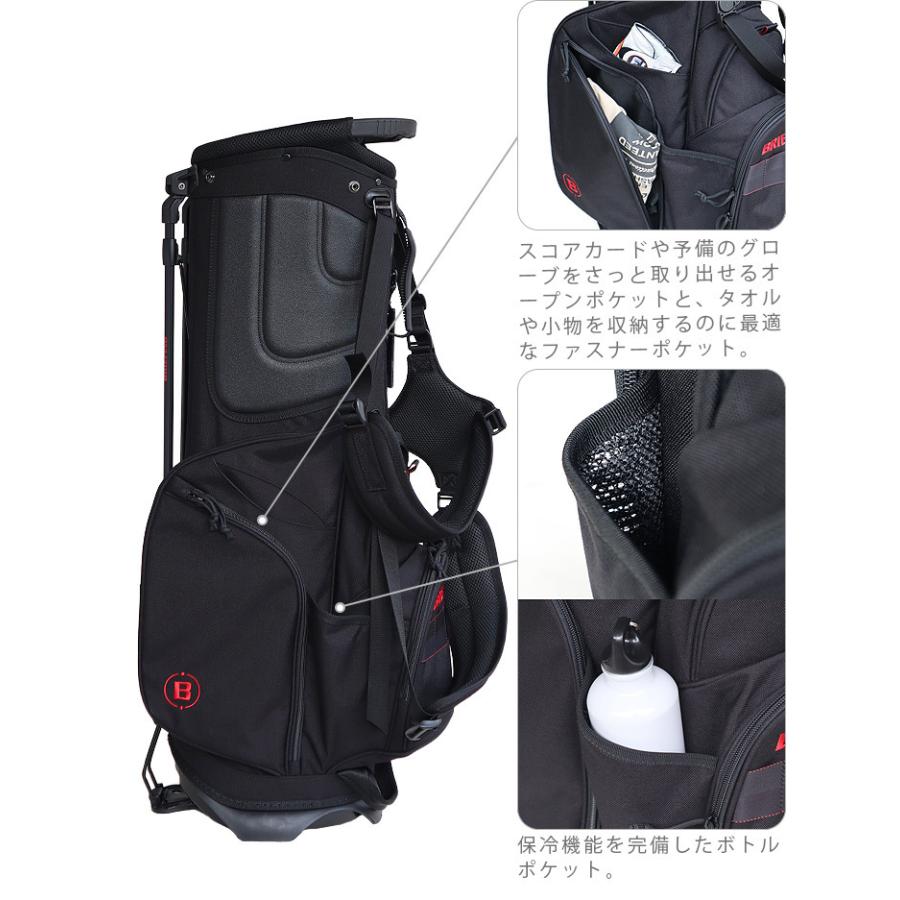 BRIEFING（ブリーフィング） キャディバッグ [ブラック ネイビー