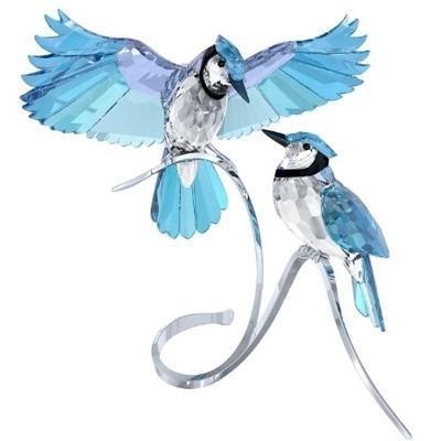 SWAROVSKI（スワロフスキー） 置物 フィギュア 鳥 ブルー ジェイズ