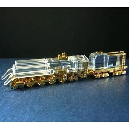 スワロフスキー Swarovski 2002年 廃盤品 『機関車, ゴールド