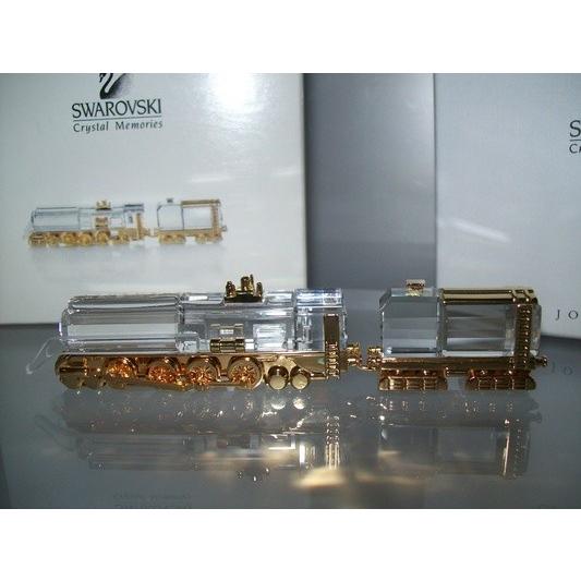 スワロフスキー Swarovski 2002年 廃盤品 『機関車, ゴールド