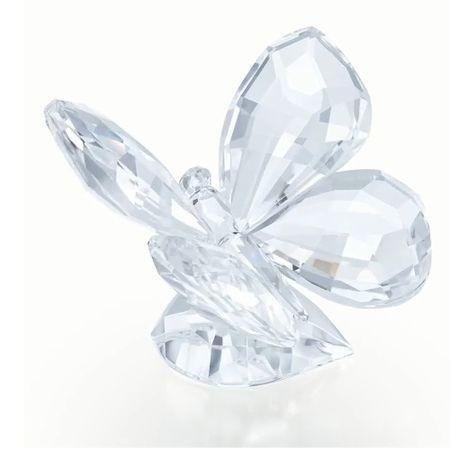 SWAROVSKI（スワロフスキー） 置物 フィギュア 蝶 バタフライと葉