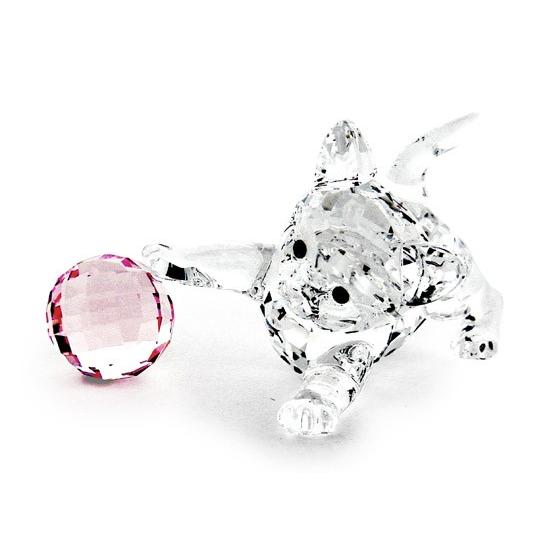 SWAROVSKI（スワロフスキー） クリスタル 廃盤品 『子ネコ(ピンク