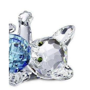 SWAROVSKI（スワロフスキー） クリスタル 廃盤品 『子ネコ(ブルー