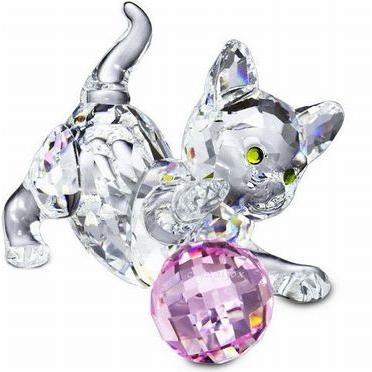 SWAROVSKI（スワロフスキー） クリスタル 廃盤品 『子ネコ(ピンク