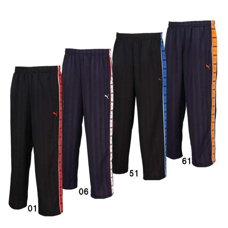 PUMA（プーマ） シャドウ ストライプ ニット パンツ ジャージパンツ