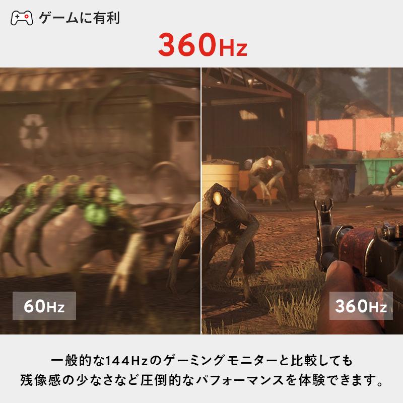 Pixio ピクシオ ゲーミングモニター PX259PS 360hz 白 ホワイト 24