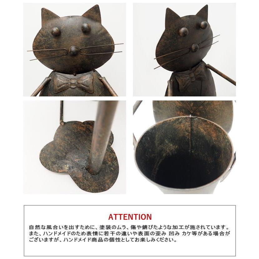 傘立て 猫 置物 大きい ブリキ ねこ ネコ グッズ 雑貨 ガーデン 巨大
