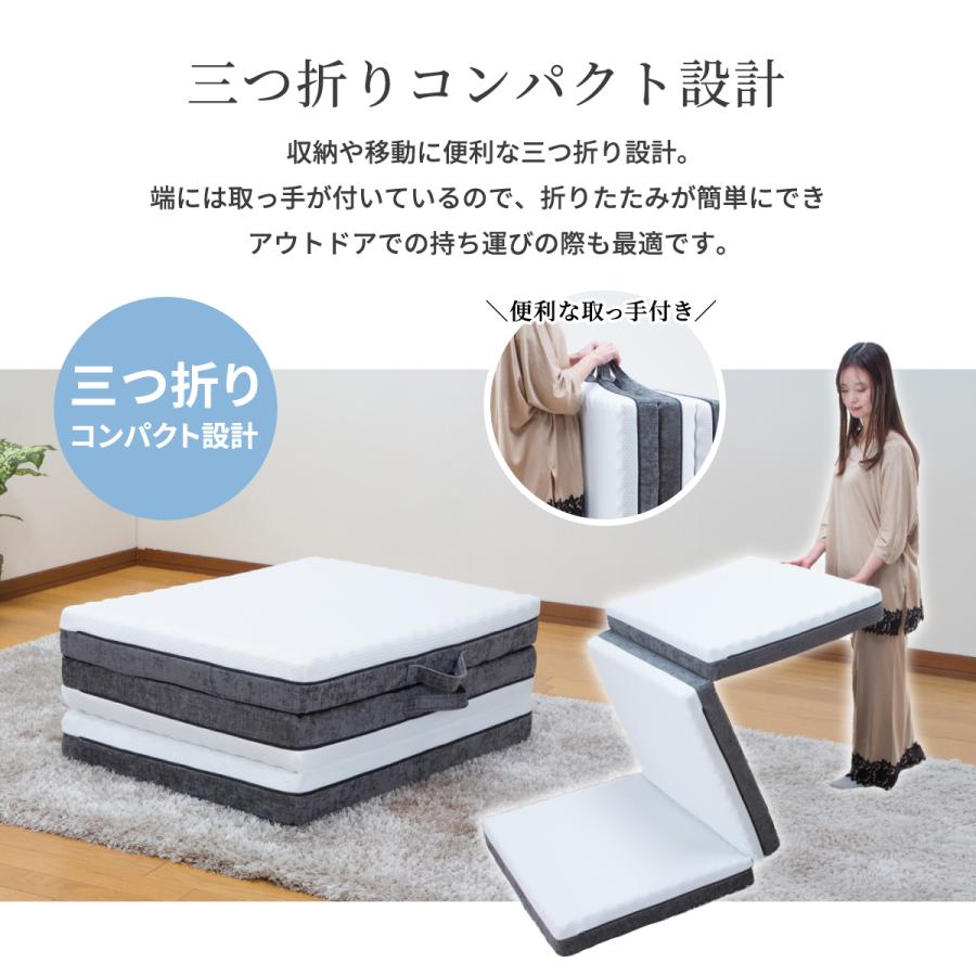 ecolatte elite 三つ折りマットレス 硬め 腰痛対策 エコラテ エリート