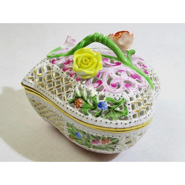 ヘレンド ファンタジー ハート型ボンボニエール(6200/C) : ピナコテカ