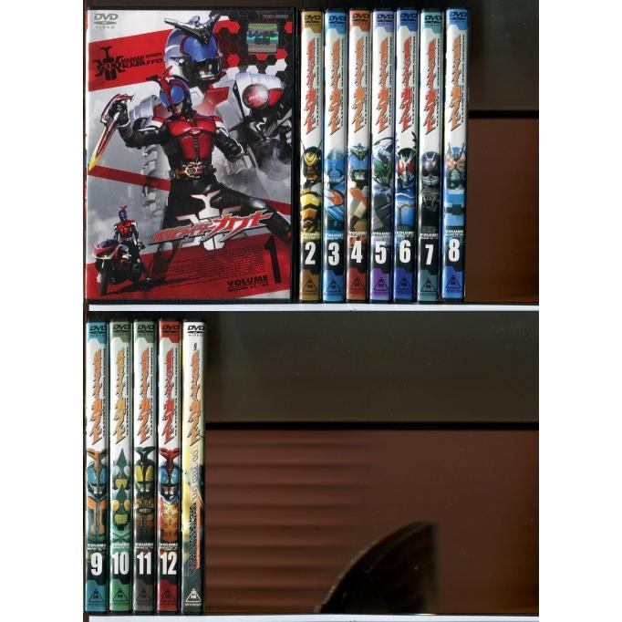 仮面ライダーカブト 全12巻＋劇場版 計13巻セット/DVD 中古 レンタル