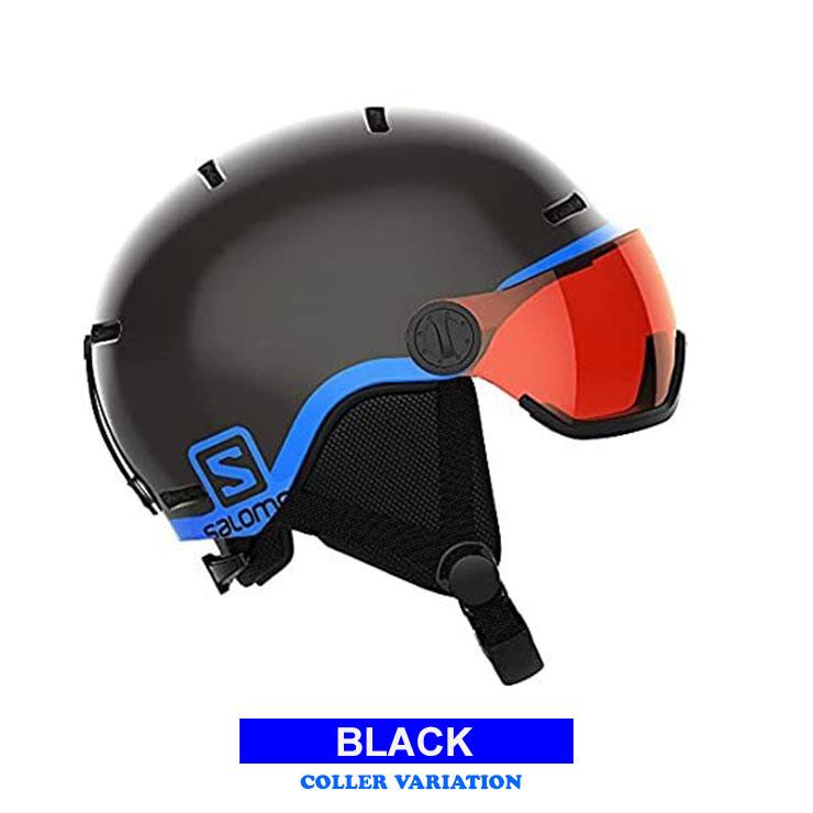 SALOMON（サロモン） キッズ ヘルメット GROM VISOR バイザー付き
