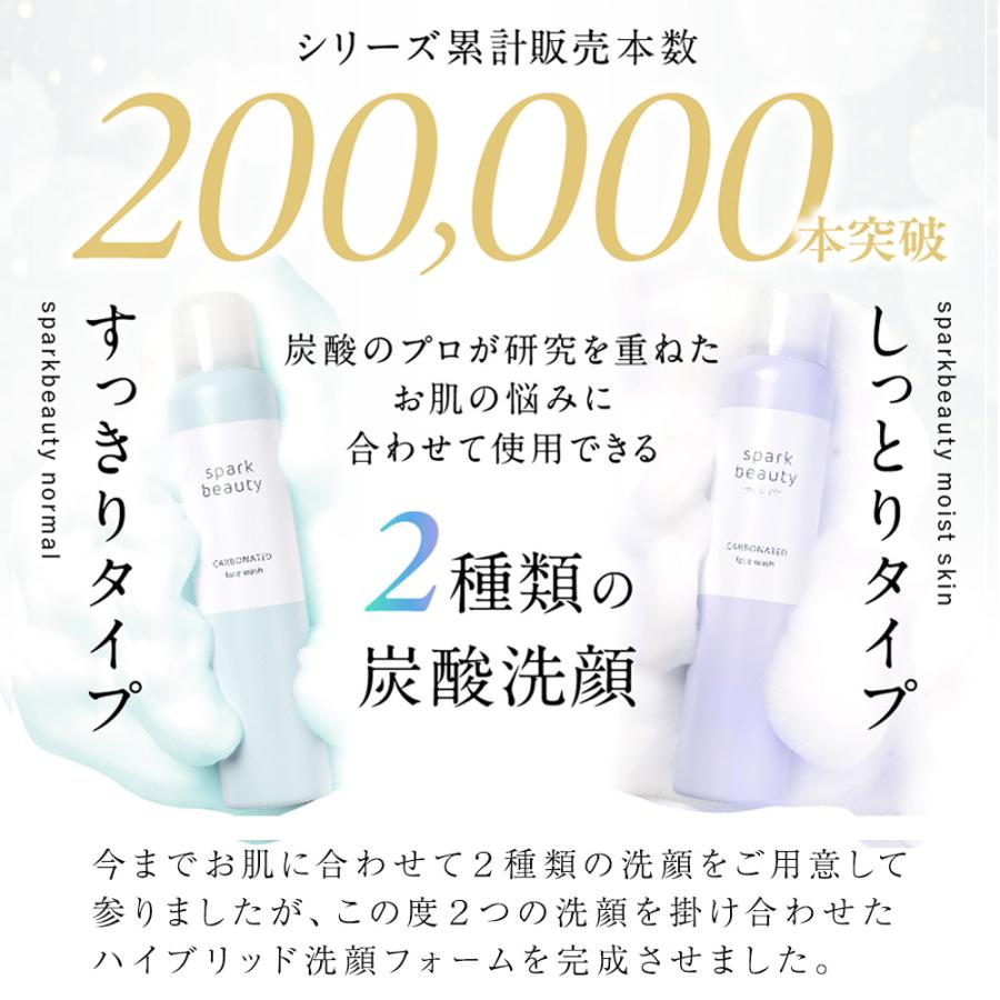 spark beauty（スパークビューティー） 炭酸洗顔フォーム sparkbeauty