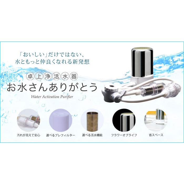 お水さんありがとう卓上浄活水器 森修焼（しんしゅうやき）活水
