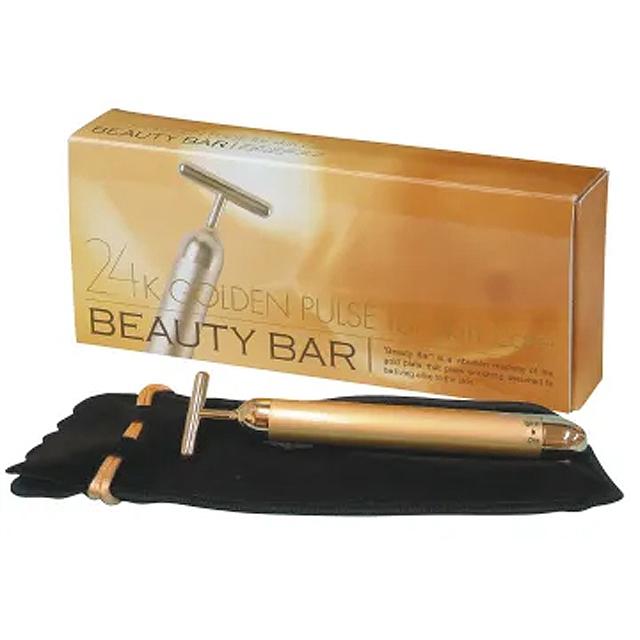 純金電動美顔器 ビューティーバー 完全防水仕様 24K スキンケア 有限