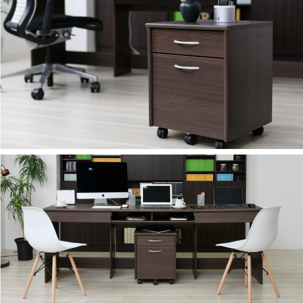 JK-PLAN（ジェイケイ・プラン） デスクワゴン デスクチェスト ワイド