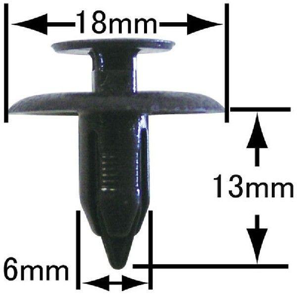 内張りクリップ 純正品 10個 バックゲートトリム マツダ アテンザ