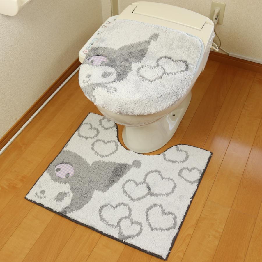 オカ サンリオ シュシュ トイレマット2点セット ハローキティ ピンク