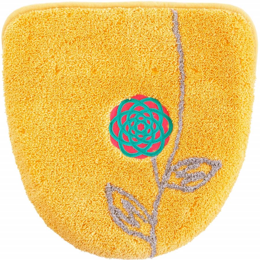 オカ ロング トイレマット 5点 セット 洗浄暖房型 金運の黄色 トイレ