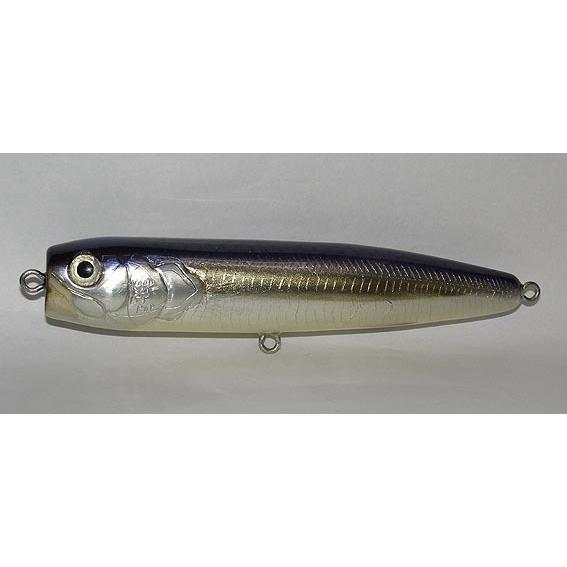 トビウオ ルアー ウッドベイト WB15F POP（銀箔 ） マグロ 用 ポッパー