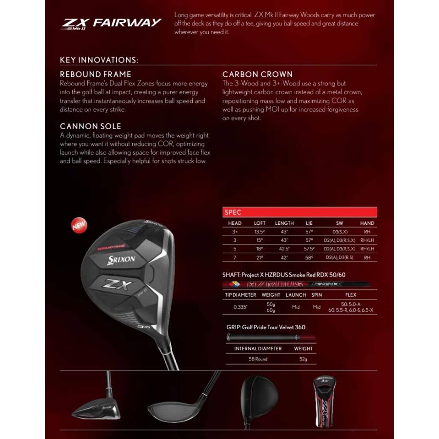 SRIXON Srixon ZX Mk II Fairway Wood US スリクソン 2 フェアウェイ