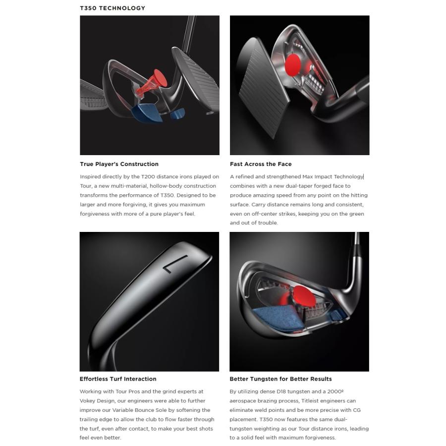 Titleist（タイトリスト） Titleist 2023 T350 Iron 2023 T350