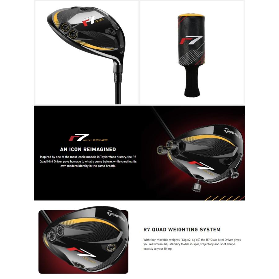 TaylorMade（テーラーメイド） Taylor Made R7 Quad Mini Driver R7