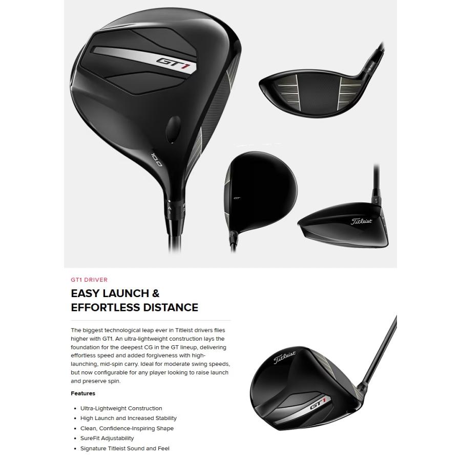 Titleist（タイトリスト） (レフティモデル) Titleist GT1 Driver GT1