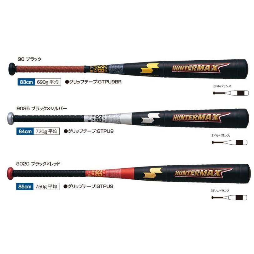 エスエスケイ（SSK） 一般軟式金属バット ハンターマックス (HUNTER