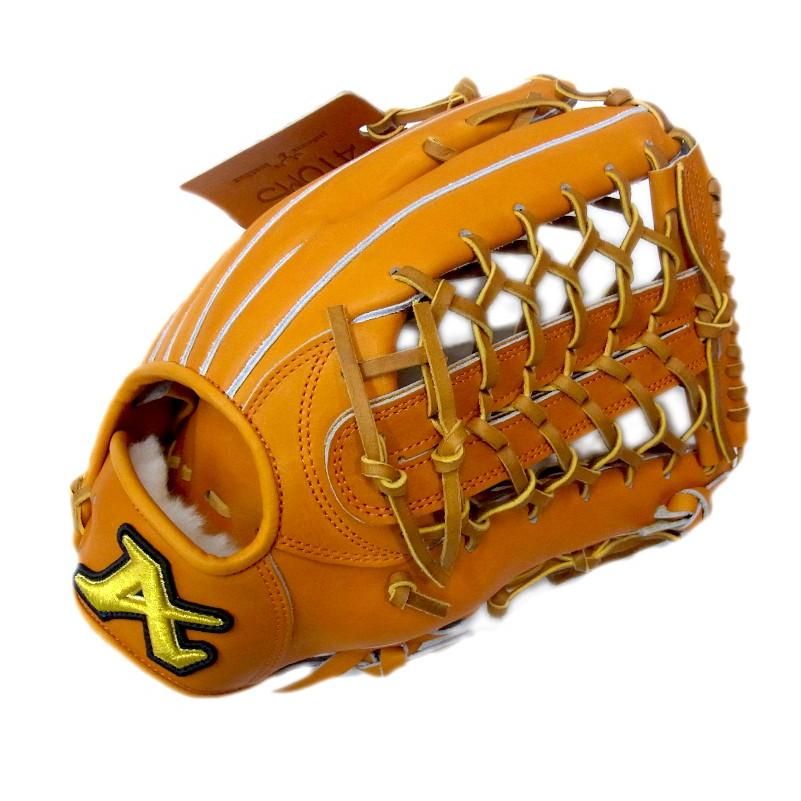 ATOMS(アトムズ) 一般硬式グラブ 外野手用 右投げ用 オレンジ AKG-7