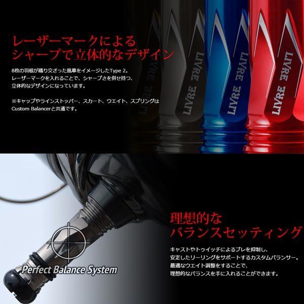 リブレ カスタムバランサー タイプ2 C1Type #ガンメタ/チタン 【メール