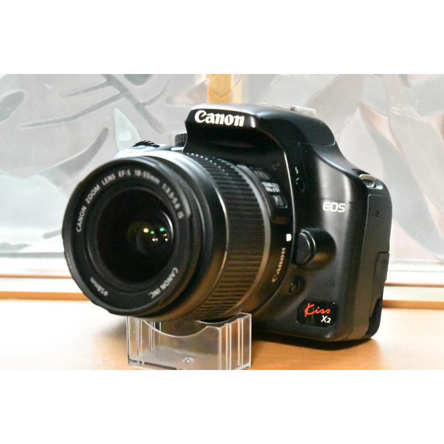 EOS Kiss X2 一眼レフカメラ 中古 初心者 Canon レンズキット 整備