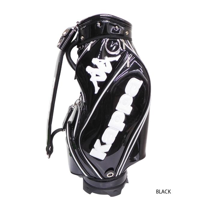 Kappa GOLF キャディバッグ KGA2FACB08 BLK 【カッパ ゴルフ caddie