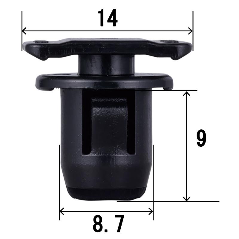 内張クリップ フロントグリル リベット ホンダ N-BOX/エリシオン 純正