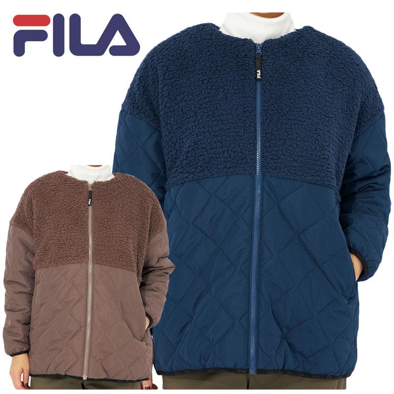 FILA（フィラ） レディース キルティングジャケット 443610 中綿 ボア