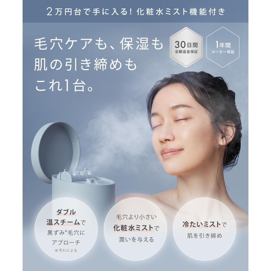 SALONIA（サロニア） スチーマー 美顔器 ピュアブライト スチーマー