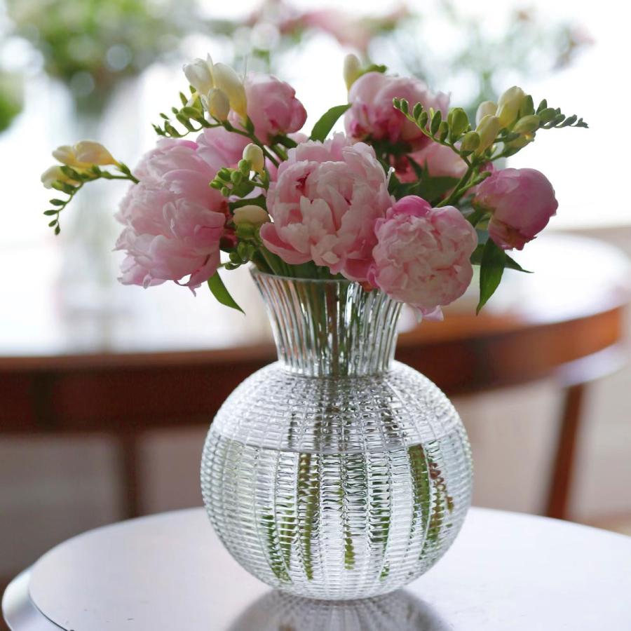 クリアガラス フラワーベース No.63【雑貨 インテリア 花瓶 ガラス