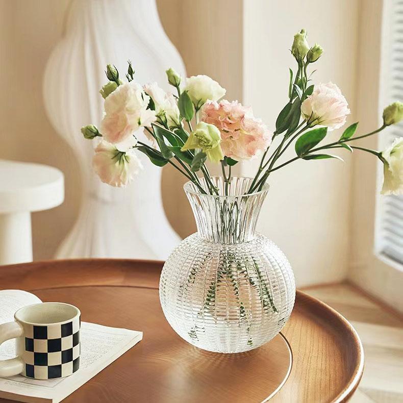 クリアガラス フラワーベース No.63【雑貨 インテリア 花瓶 ガラス