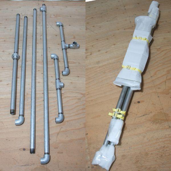 ガス管ハンガーラック 水道管 Sサイズ アイアンハンガーラック