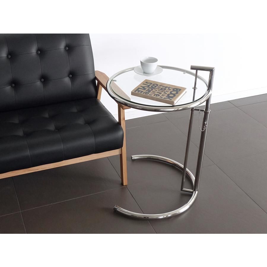 アイリーングレイ アジャスタブルテーブル 7段階調整 サイドテーブル