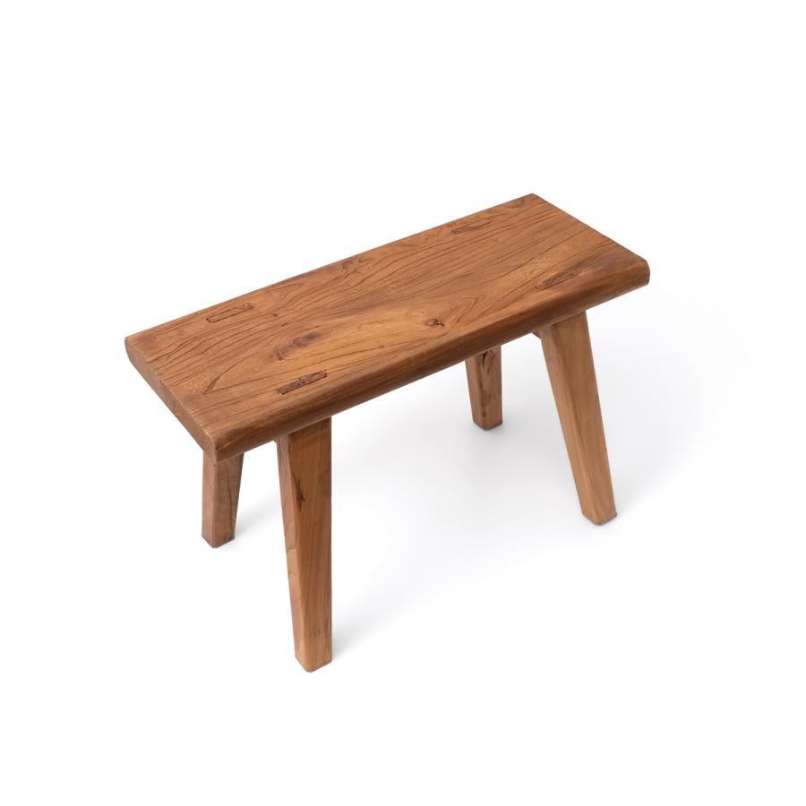 エルムウッド 古材ベンチ 65cm幅 スツール ダイニングベンチ ウッド