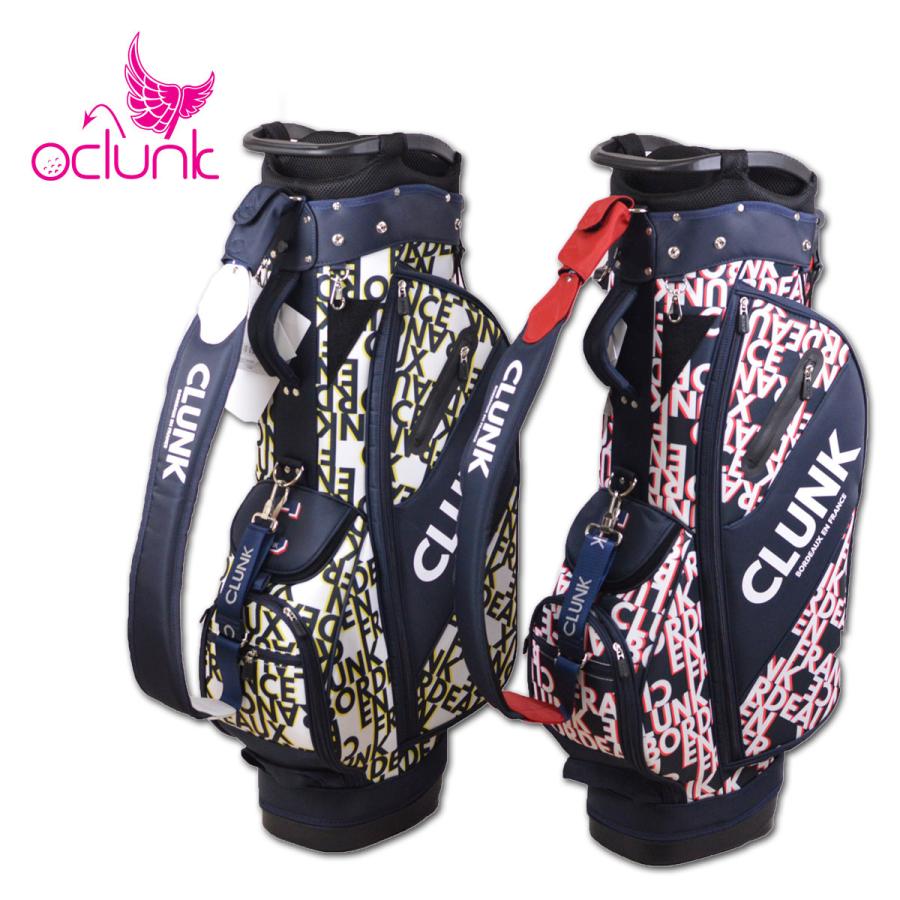 CLUNK（クランク） キャディバッグ スタンド メンズ 白 紺 cl5mnc09