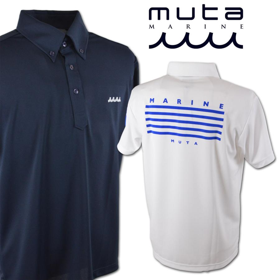 muta（ムータ） muta marine golf 半袖ポロシャツ メンズ マリン